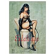 Bettie Page Extatique Fabric Poster Wall Hanging